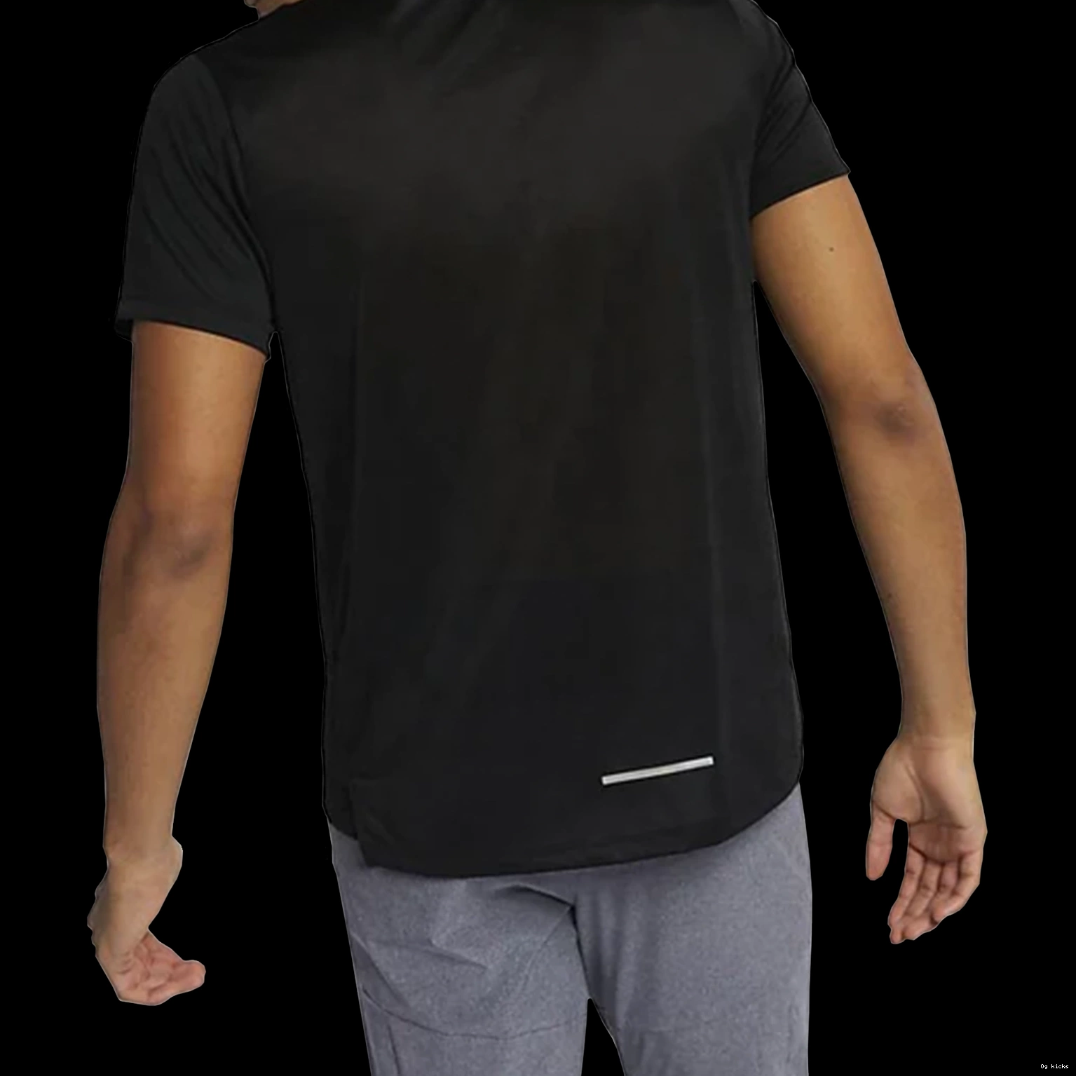 Dri-Fit Nike 1.0 Miler T Shirt Black 0823